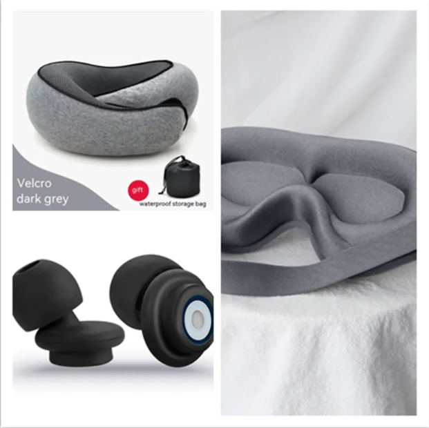 Memory Foam U-Shaped Neck Pillow – Cervical Support for Napping, Travel & Rest | Multiple Colors
