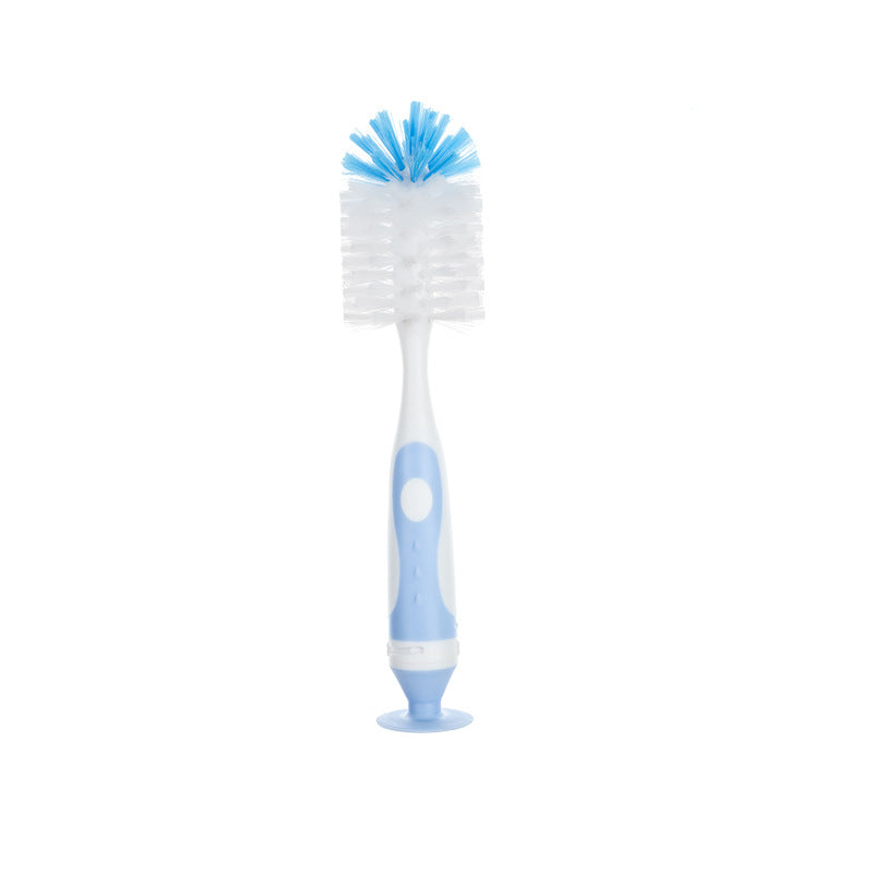 Baby Bottle & Nipple Brush Cleaning Set – Ergonomic, Lightweight & Easy to Clean (Yellow, Pink, Blue)