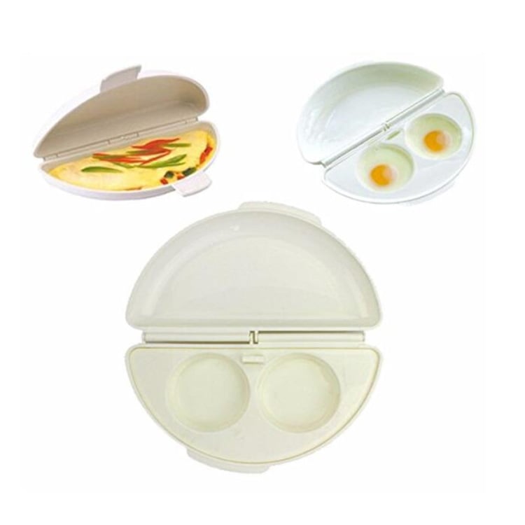 Microwave Egg Omelet Cooker Mold – Quick & Easy Heart-Shaped Egg Tray
