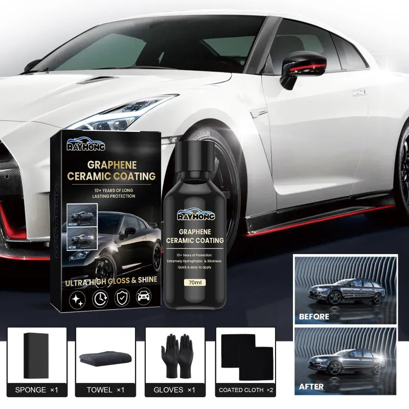 GrapheneShield Ceramic Car Coating – Graphene Paint Protection, 70ml