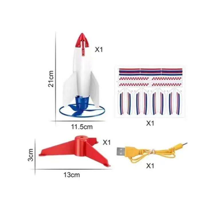 Kids’ Space Rocket Launch Toy – Interactive Rocket Launcher with Lights & Sound
