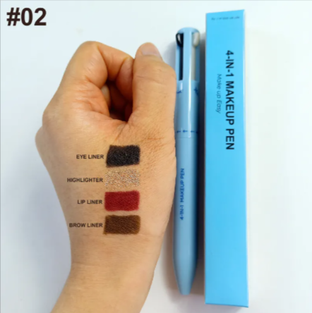 4-in-1 Makeup Pencil – Highlight, Lip Liner, Eyeliner & Brow Pencil
