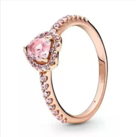 925 Sterling Silver Heart Ring – Korean Style Geometric Heart Ring for Women | 8 Styles & Multiple Sizes
