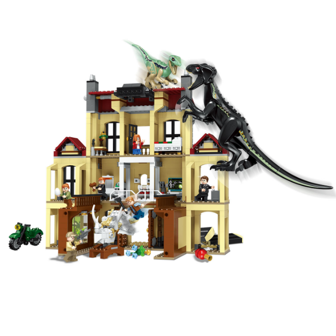 Tyrannosaurus Rex Dinosaur Building Block Set – Large STEM Construction Toy for Kids | 4.85kg Jurassic Dino Build