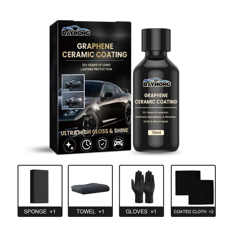 GrapheneShield Ceramic Car Coating – Graphene Paint Protection, 70ml