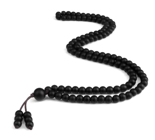 Natural Stone 108 Beaded Necklace – Malachite, Tiger’s Eye, Turquoise & More | Unisex | 150cm