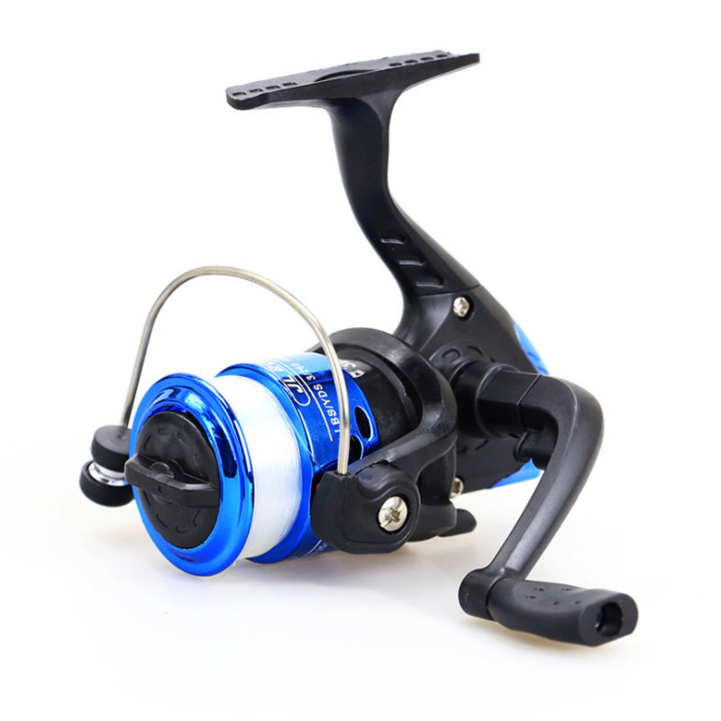 Mini Portable Spinning Fishing Reel – 5.2:1 Gear Ratio, 3 Bearings, Left & Right Hand | Gold, Red, Blue & Black | With Optional Winder