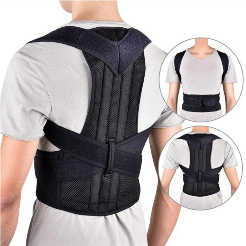 Adjustable Posture Corrector & Lower Back Support Brace – For Men & Women