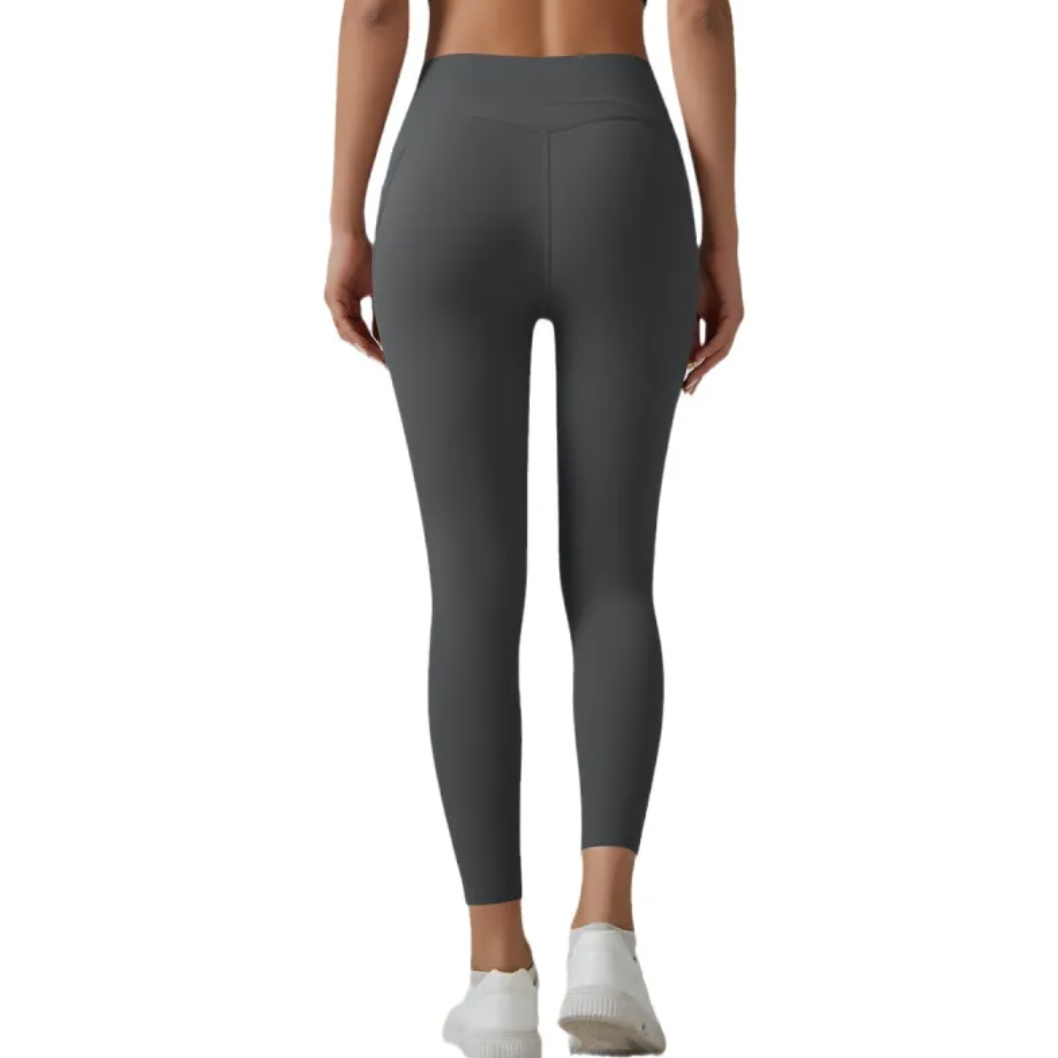 High-Waist Yoga & Fitness Pants – Sculpting Cropped Leggings for Women