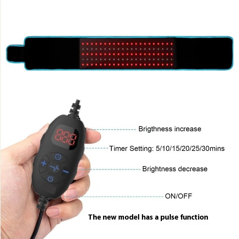 Infrared Therapy Waist Belt – Heat & Vibration Therapy for Back, Waist & Belly Pain Relief