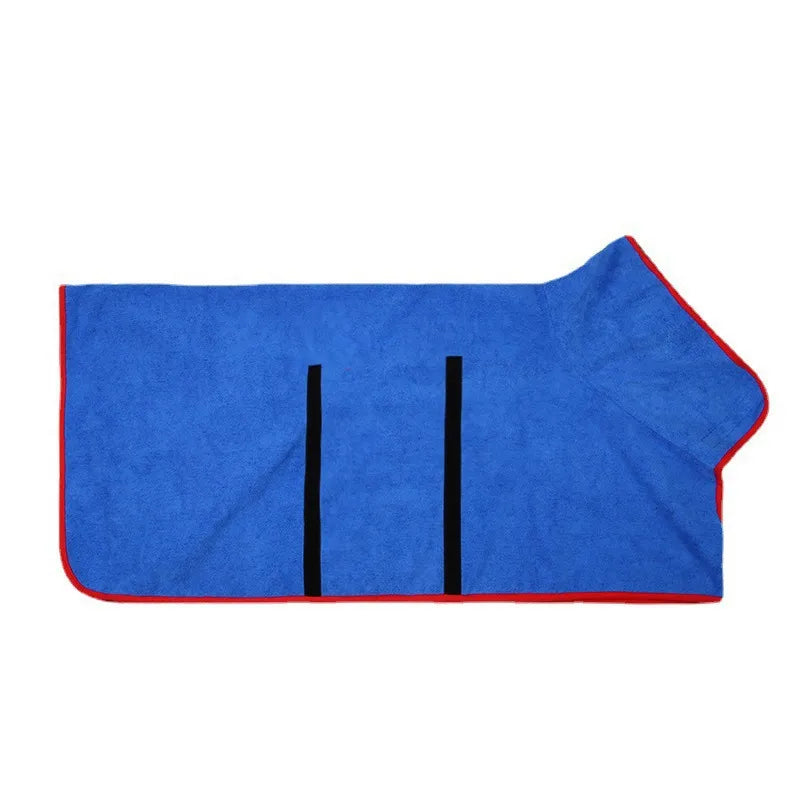 Pet Bathrobe Fast-Drying Towel – Microfiber Dog & Cat Bath Robe