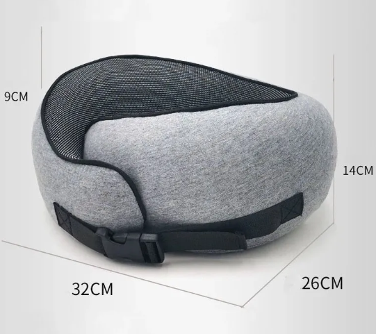Memory Foam U-Shaped Neck Pillow – Cervical Support for Napping, Travel & Rest | Multiple Colors