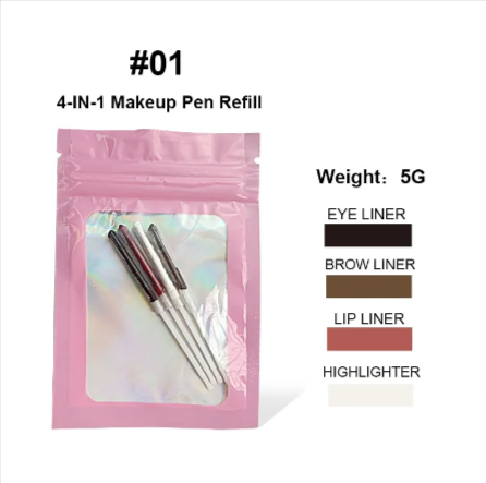 4-in-1 Makeup Pencil – Highlight, Lip Liner, Eyeliner & Brow Pencil