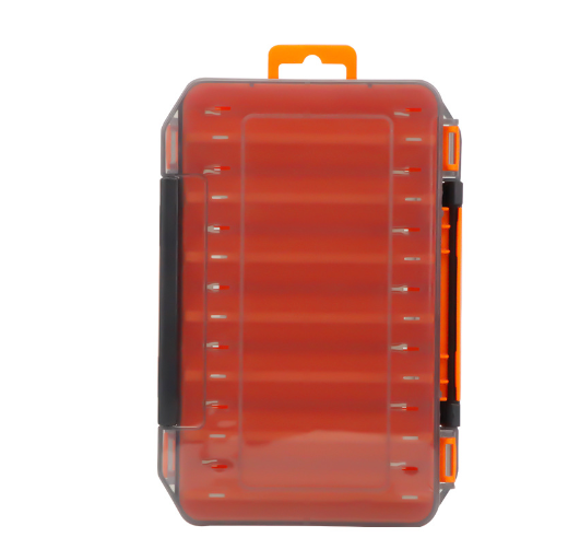 Double-Sided Fishing Tackle Box – 14-Compartment Lure & Bait Organizer