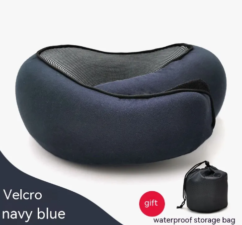 Memory Foam U-Shaped Neck Pillow – Cervical Support for Napping, Travel & Rest | Multiple Colors