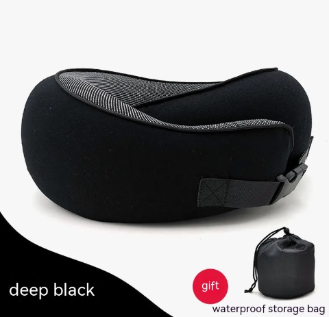 Memory Foam U-Shaped Neck Pillow – Cervical Support for Napping, Travel & Rest | Multiple Colors