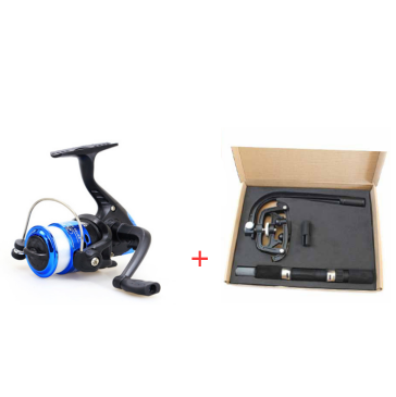 Mini Portable Spinning Fishing Reel – 5.2:1 Gear Ratio, 3 Bearings, Left & Right Hand | Gold, Red, Blue & Black | With Optional Winder
