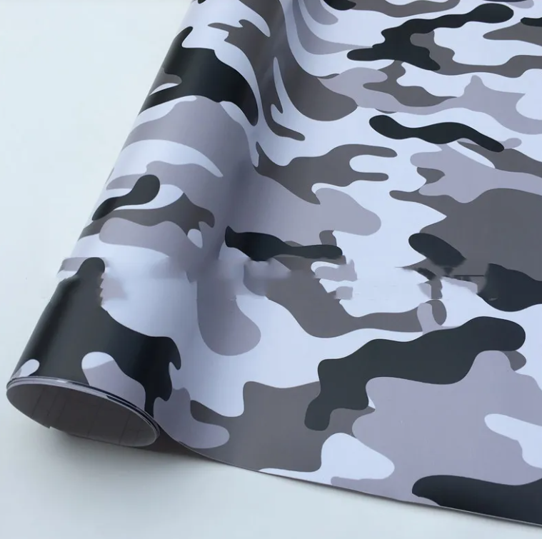 Camouflage Car Wrap Vinyl Film – Color Change Sticker in 5 Colors & 2 Sizes