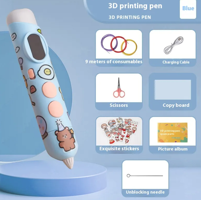 3D Printing Pen for Kids – Draw in 3D with Safe PCL Filament | Ages 3+