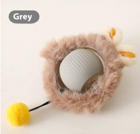Self-Playing Rolling Cat Ball – Interactive Electronic Cat Toy