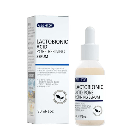 Lactobionic Acid Pore Refining Serum – Minimize Pores, Reduce Fine Lines & Firm Skin (30ml, All Skin Types)
