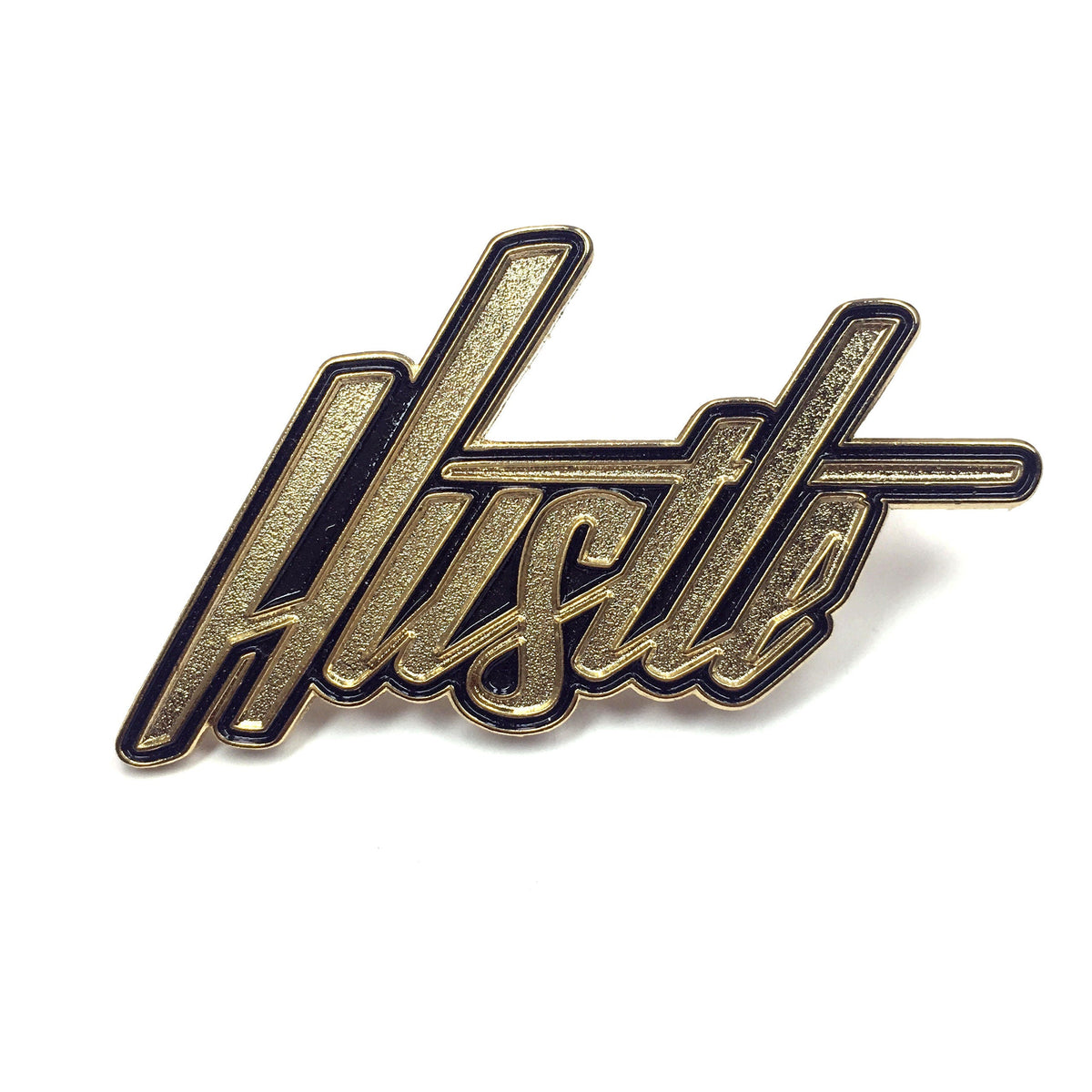 Hustle Needle Minder – Magnetic Enamel Needle Keeper for Cross Stitch, Embroidery & Needlework (2” Gold)