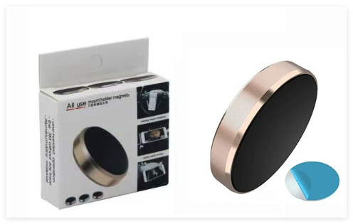 Magnetic Car Phone Holder – Aluminum Alloy Universal Mount for Dashboard, Wall & Desktop | Silver, Black, Gold & Rose Gold