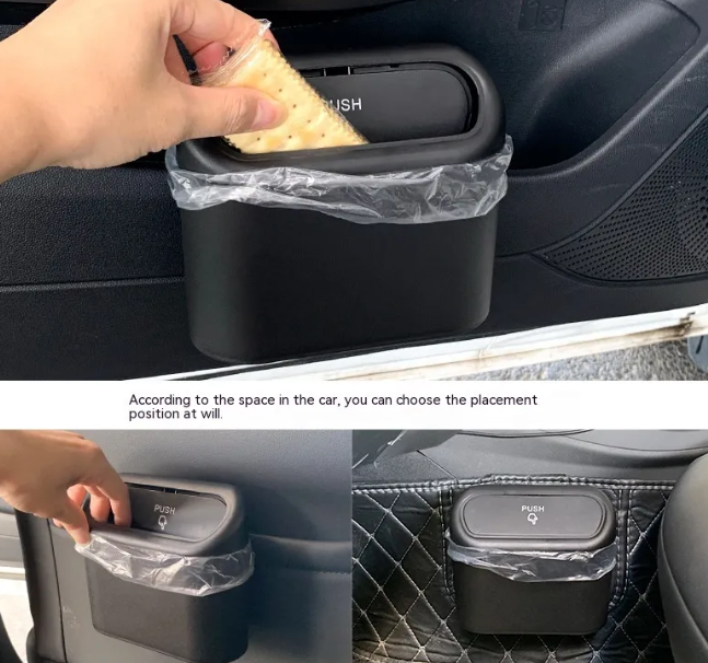 Collapsible Car Trash Can – Foldable Waterproof Auto Bin