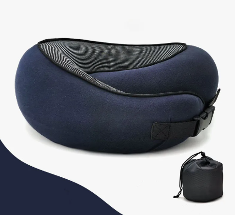 Memory Foam U-Shaped Neck Pillow – Cervical Support for Napping, Travel & Rest | Multiple Colors