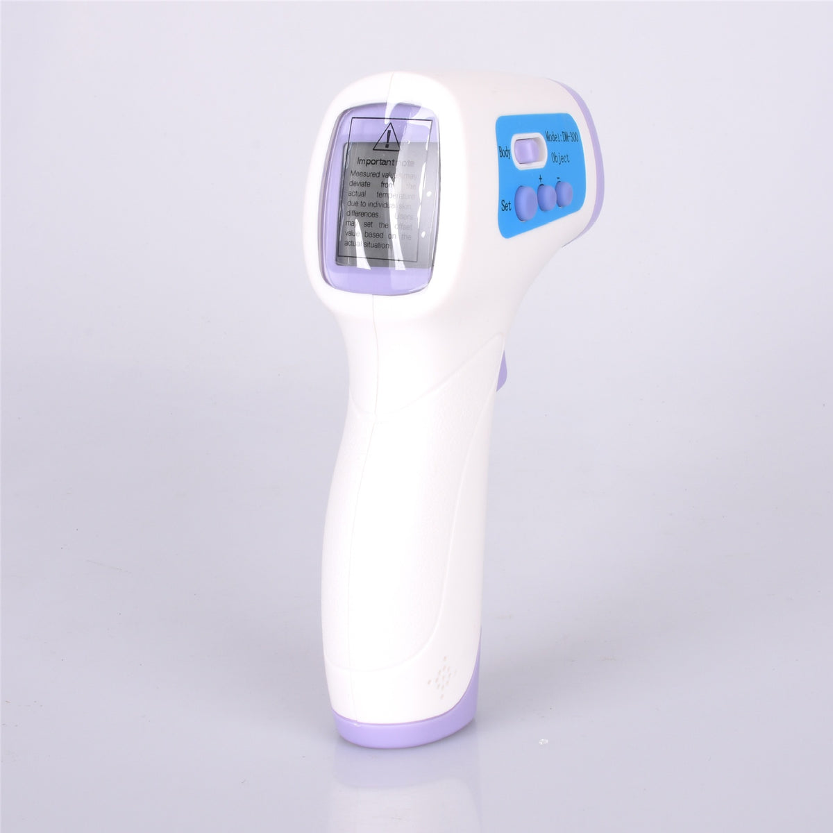 Infrared Non-Contact Forehead Thermometer – Digital LCD Thermometer for Kids & Family | ±0.2°C Accuracy | White & Purple