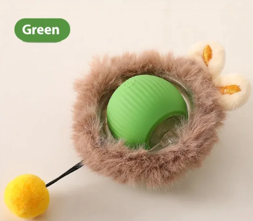 Self-Playing Rolling Cat Ball – Interactive Electronic Cat Toy