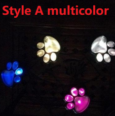 Solar-Powered Bear Paw Garden Light – Decorative Outdoor Path Light