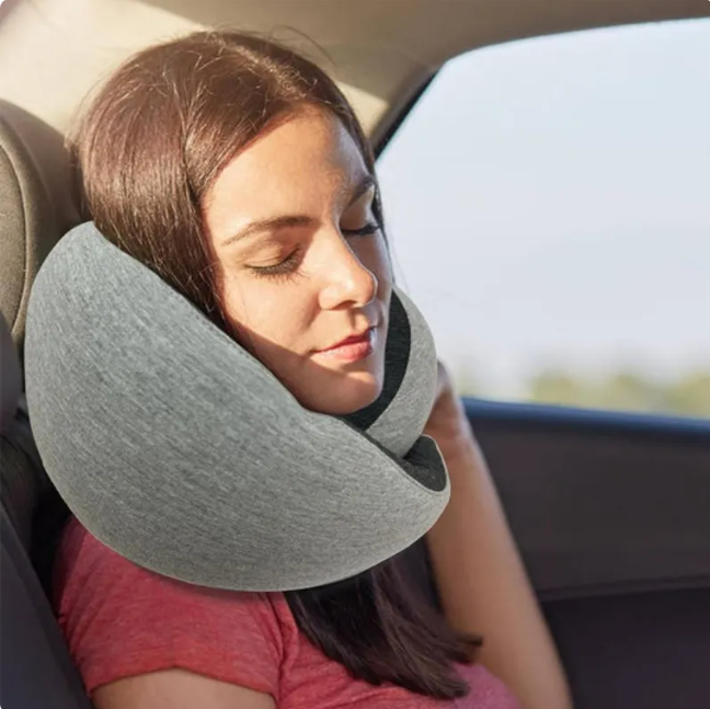Memory Foam U-Shaped Neck Pillow – Cervical Support for Napping, Travel & Rest | Multiple Colors