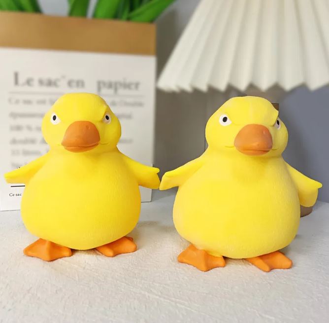 Yellow Duck Stress Relief Toy – Squishy Decompression Fidget Duck for Anxiety & Relaxation | 13cm