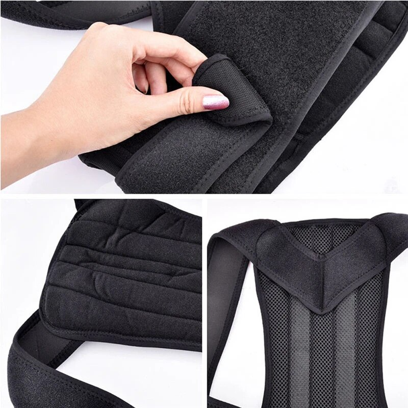 Adjustable Posture Corrector & Lower Back Support Brace – For Men & Women