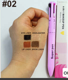 4-in-1 Makeup Pencil – Highlight, Lip Liner, Eyeliner & Brow Pencil