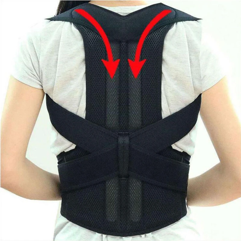 Adjustable Posture Corrector & Lower Back Support Brace – For Men & Women