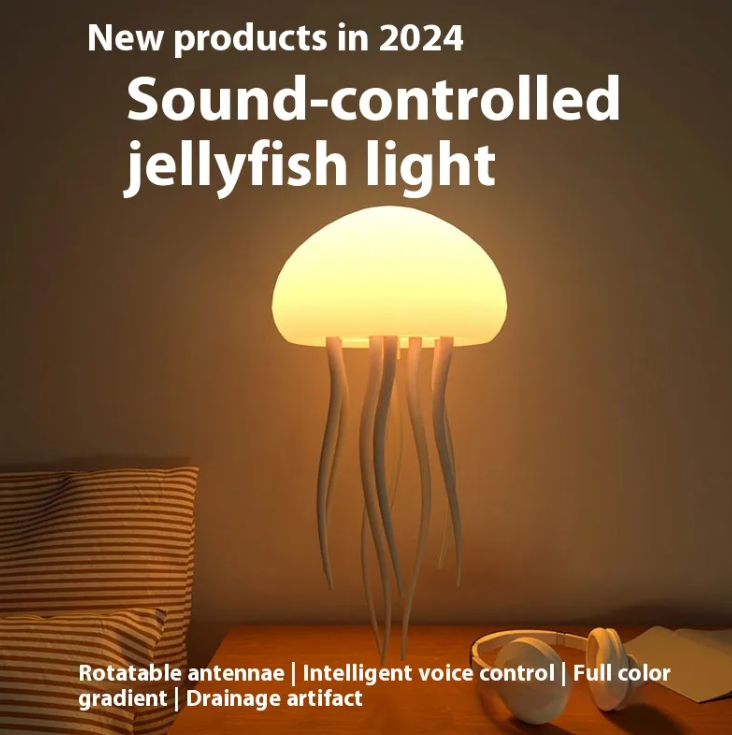 Jellyfish Mood Lamp – LED Ambient Light with Floating Jellyfish
