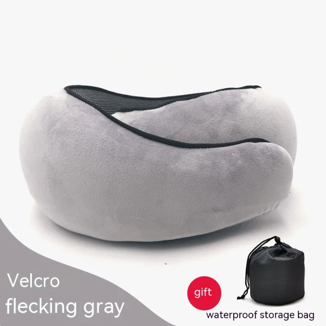 Memory Foam U-Shaped Neck Pillow – Cervical Support for Napping, Travel & Rest | Multiple Colors