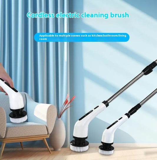 Rechargeable Electric Scrubbing Brush – Waterproof Multi-Surface Power Cleaner