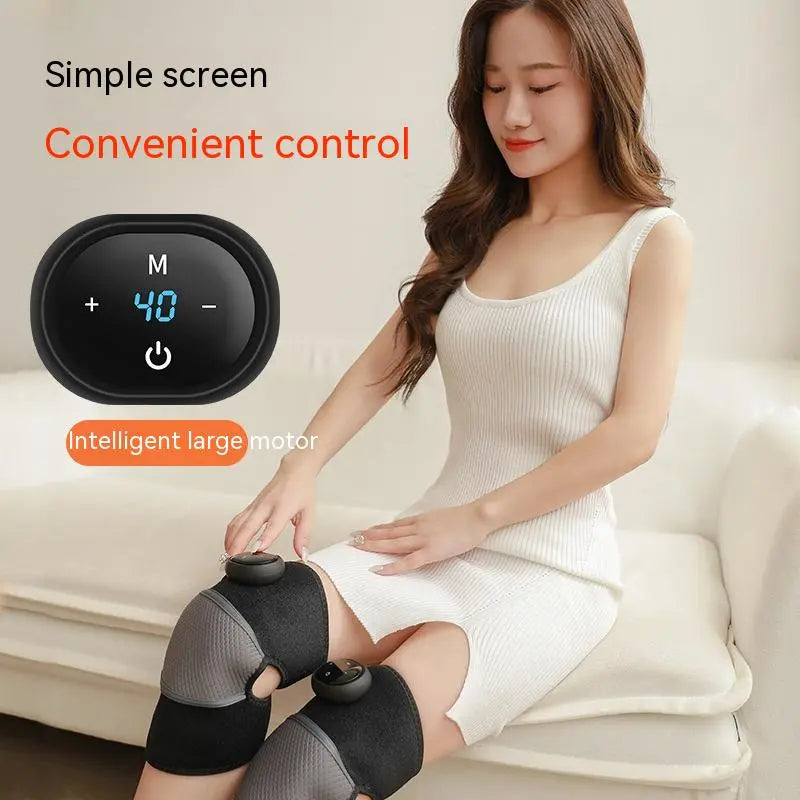 Electric Self-Heating Knee Massager – USB Rechargeable Wrap for Pain Relief