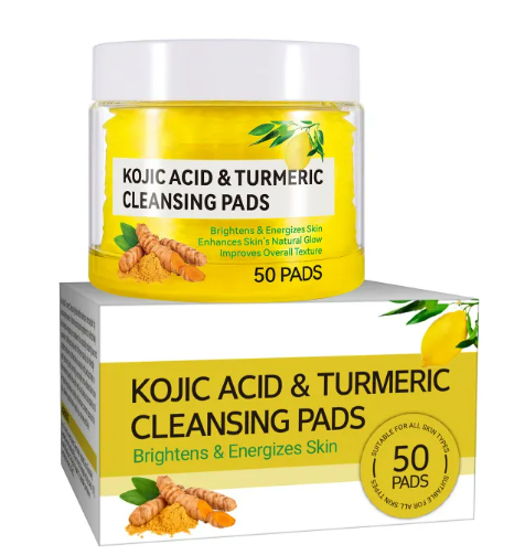 Turmeric & Kojic Acid Brightening Cleansing Cloth – Natural Skin Tone Corrector