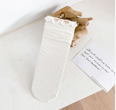 Women’s Breathable Lace Mesh Socks – Elegant Sheer Ankle Socks for Everyday & Dressy Wear | 15 Styles | White, Black & Beige