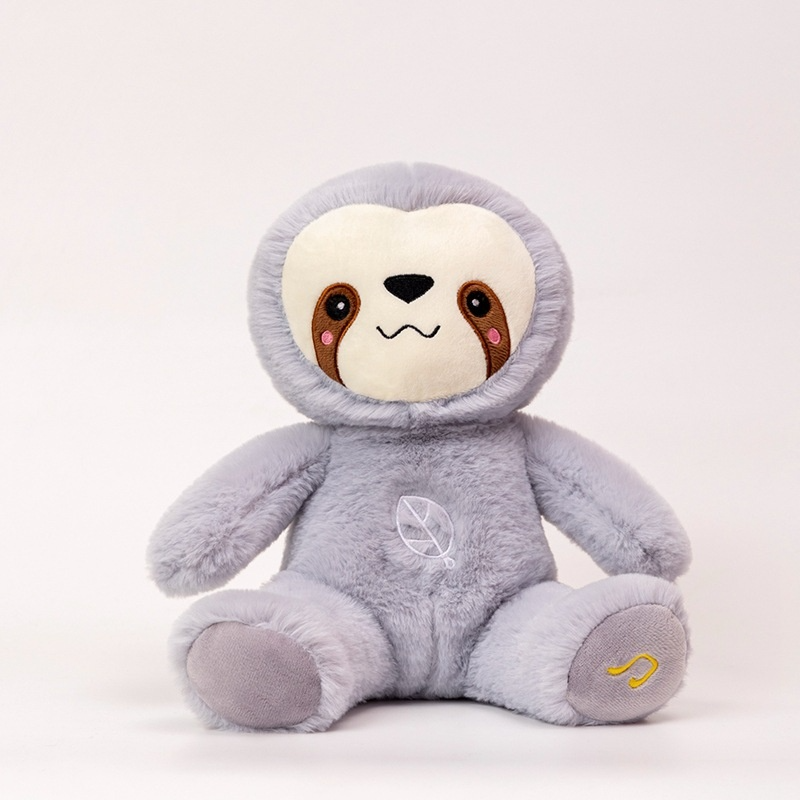 Luminous Breathing Plush Sloth Toy – Glowing Animated Stuffed Animal for Kids & Adults
