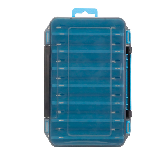 Double-Sided Fishing Tackle Box – 14-Compartment Lure & Bait Organizer