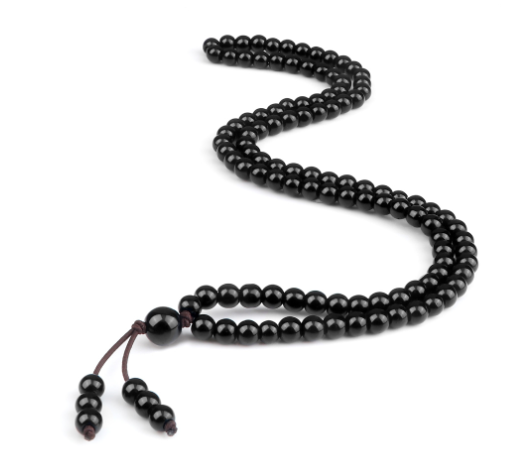 Natural Stone 108 Beaded Necklace – Malachite, Tiger’s Eye, Turquoise & More | Unisex | 150cm