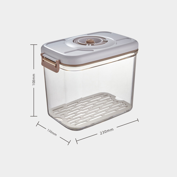 Vacuum Seal Food Storage Container – Transparent Airtight Box with Air Pump