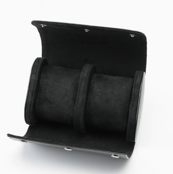 3-Slot Travel Watch Case – PU Leather Watch Box Organizer for Travel & Home