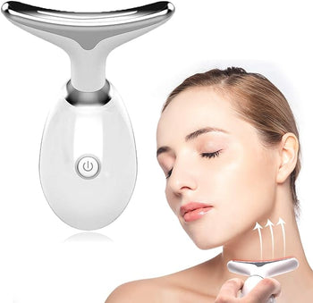 7-Color LED Microcurrent Facial Massager – Skin Firming, Jawline & Anti-Aging Face Device