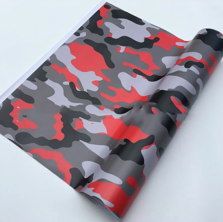 Camouflage Car Wrap Vinyl Film – Color Change Sticker in 5 Colors & 2 Sizes
